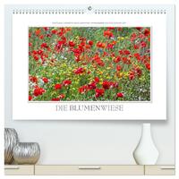 Vorderes Coverbild Emotionale Momente: Die Blumenwiese. (hochwertiger Premium Wandkalender 2025 DIN A2 quer), Kunstdruck in Hochglanz