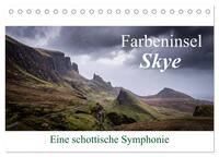 Farbeninsel Skye (Tischkalender 2025 DIN A5 quer), CALVENDO Monatskalender