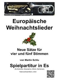 Europäische Weihnachtslieder, Spielpartitur in Es