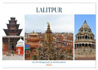 LALITPUR, die alte Königsstadt (Wandkalender 2025 DIN A2 quer), CALVENDO Monatskalender