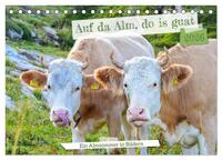 Bergstille – Momente auf der Alm (Tischkalender 2026 DIN A5 quer), CALVENDO Monatskalender