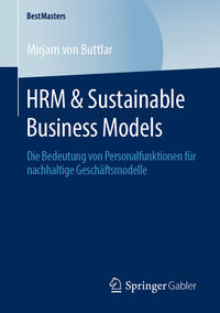 Vorderes Coverbild HRM & Sustainable Business Models