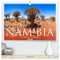 Namibia - Die Landschaft (hochwertiger Premium Wandkalender 2026 DIN A2 quer), Kunstdruck in Hochglanz
