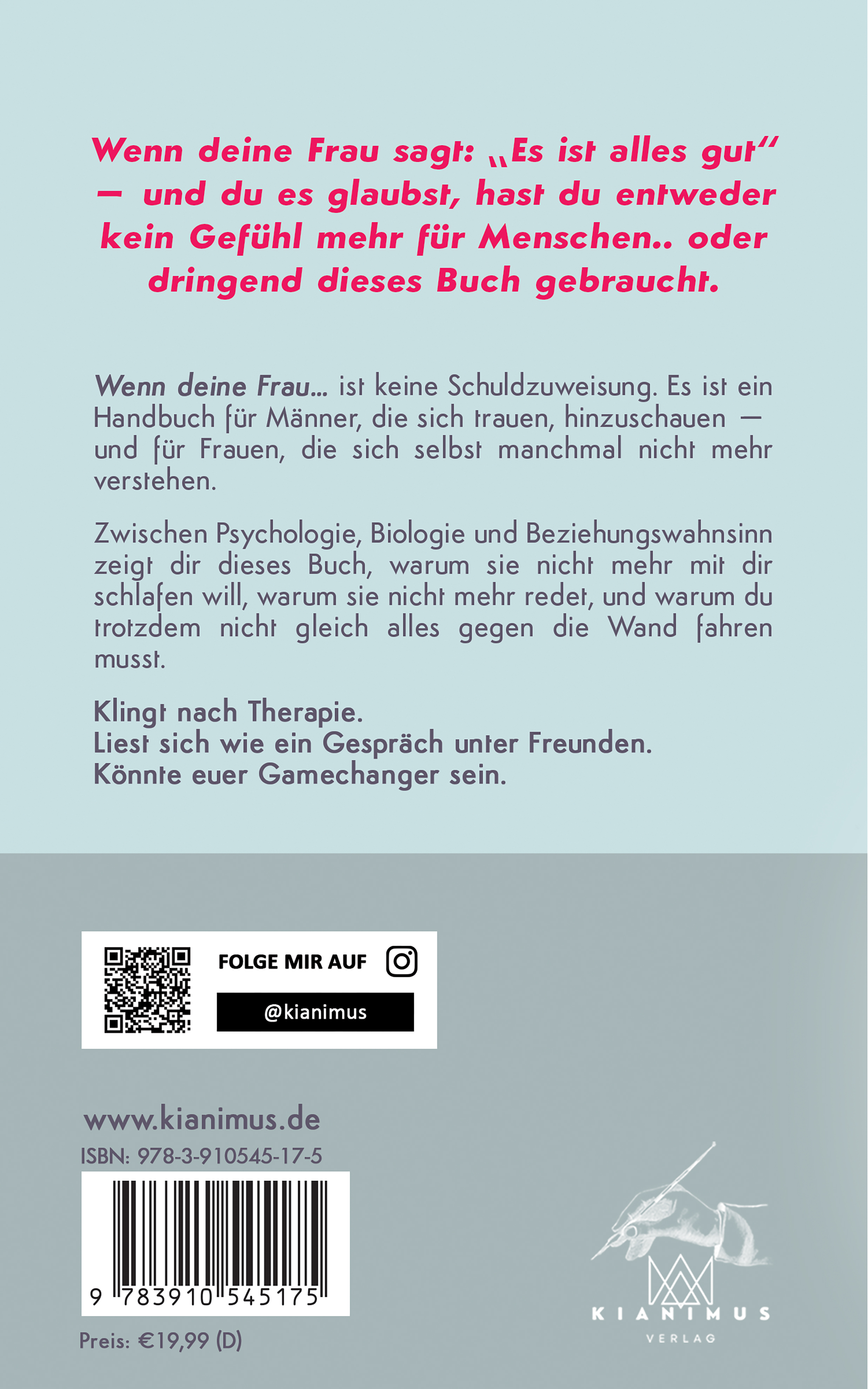 Rückseitencover Wenn deine Frau..