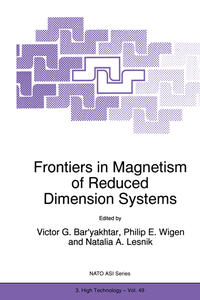 Vorderes Coverbild Frontiers in Magnetism of Reduced Dimension Systems