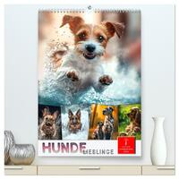 Hunde Lieblinge (hochwertiger Premium Wandkalender 2026 DIN A2 hoch), Kunstdruck in Hochglanz