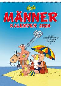 Vorderes Coverbild Uli Stein Männer Kalender 2024: Monatskalender für die Wand