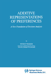 Additive Representations of Preferences