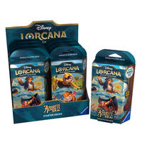 Disney Lorcana: Azurblaues Meer - Einzelspieler Deck Display mit 8 Einzelspieler Decks (Englisch)