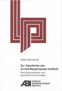 Zur Geschichte des Arnold-Bergstraesser-Instituts