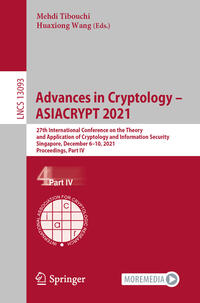 Vorderes Coverbild Advances in Cryptology – ASIACRYPT 2021