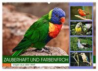 Zauberhaft und farbenfroh (Wandkalender 2026 DIN A2 quer), CALVENDO Monatskalender