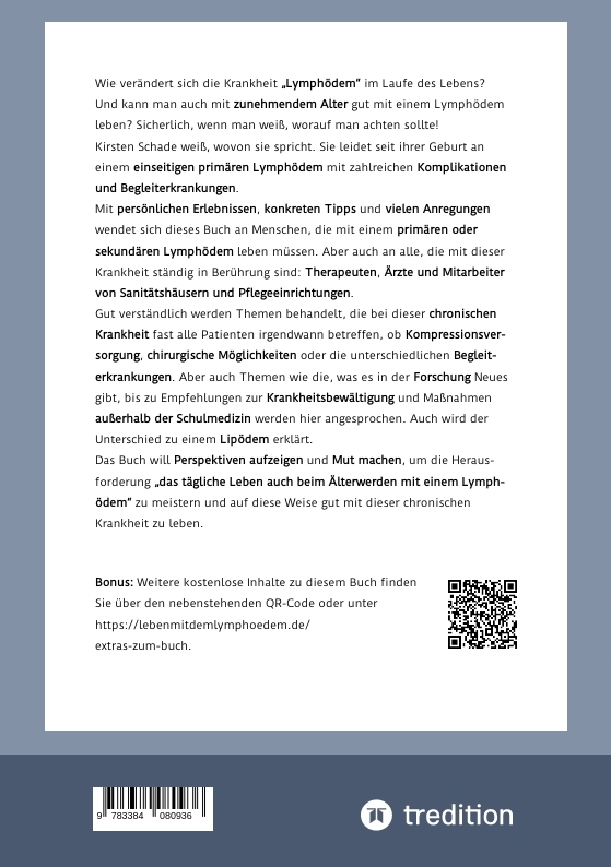 Rückseitencover Älter werden mit dem Lymphödem