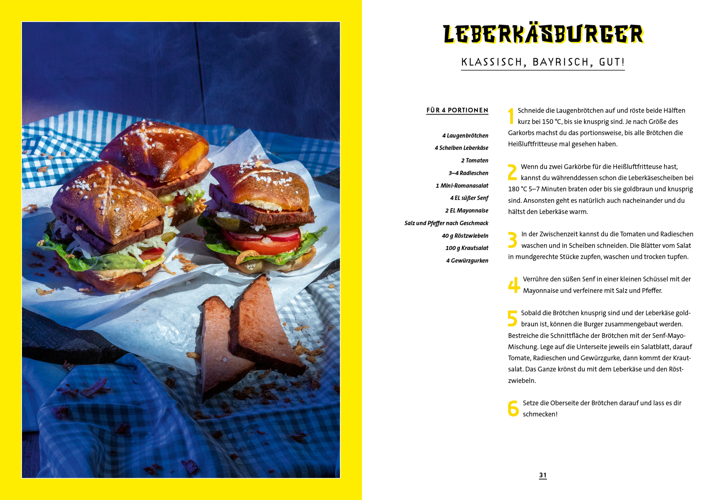 Beispielinhalt (Bild) Heiß frittiert und geil serviert!