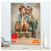 Aber Schatz, ich lieb dich doch (hochwertiger Premium Wandkalender 2026 DIN A2 hoch), Kunstdruck in Hochglanz