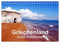Griechenland - Insel Kefalonia (Tischkalender 2025 DIN A5 quer), CALVENDO Monatskalender