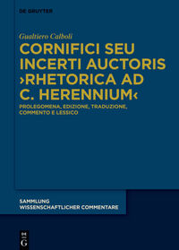 Cornifici seu Incerti Auctoris ›Rhetorica ad C. Herennium‹
