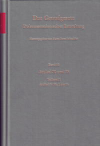 Band 18: Artikel 74 und 75, Teilband I: Artikel 74 Nr. 1 bis Nr. 16