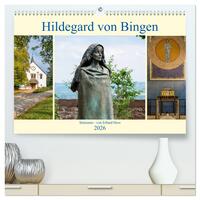 Hildegard von Bingen - Stationen (hochwertiger Premium Wandkalender 2026 DIN A2 quer), Kunstdruck in Hochglanz