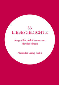 Vorderes Coverbild 33 Liebesgedichte