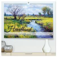 Havelland - Impressionistische Visionen einer idyllischen Region (hochwertiger Premium Wandkalender 2026 DIN A2 quer), Kunstdruck in Hochglanz