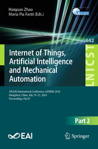 Vorderes Coverbild Internet of Things, Artificial Intelligence and Mechanical Automation
