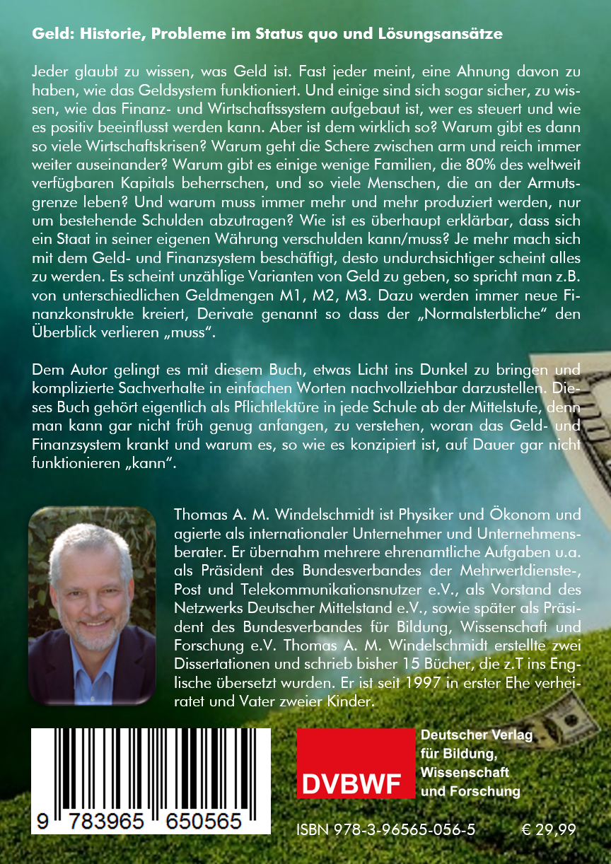 Rückseitencover Geld