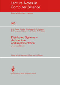 Distributed Systems - Architecture and Implementation