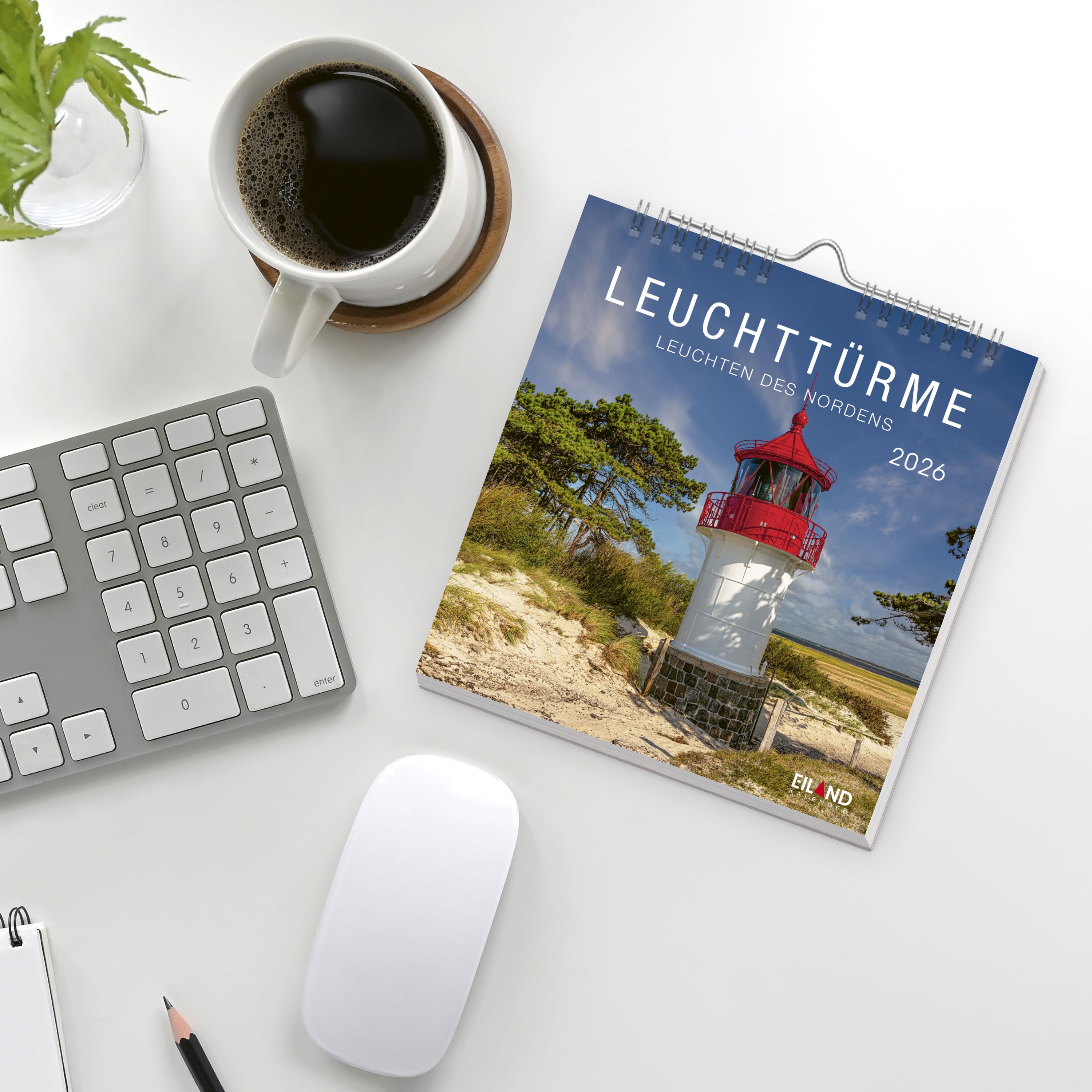 Leuchttürme Postkartenkalender 2026 - An der Nord- und Ostseeküste