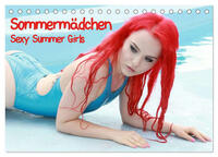 Sommermädchen - Sexy Summer Girls (Tischkalender 2025 DIN A5 quer), CALVENDO Monatskalender