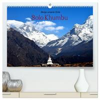 Solo Khumbu (hochwertiger Premium Wandkalender 2026 DIN A2 quer), Kunstdruck in Hochglanz