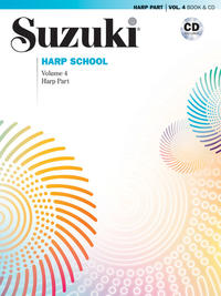 Suzuki Harp School Harp Part & CD, Volume 4