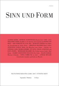 Sinn und Form 5/2017