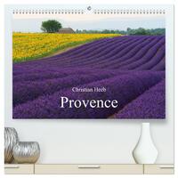 Provence von Christian Heeb (hochwertiger Premium Wandkalender 2025 DIN A2 quer), Kunstdruck in Hochglanz
