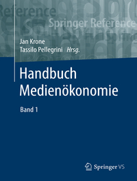 Vorderes Coverbild Handbuch Medienökonomie