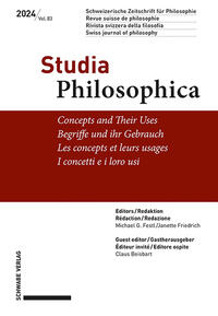 Concepts and Their Uses / Begriffe und ihr Gebrauch