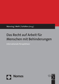 Vorderes Coverbild Das Recht auf Arbeit für Menschen mit Behinderungen