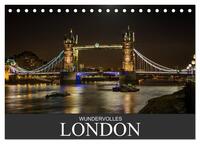 Wundervolles London (Tischkalender 2025 DIN A5 quer), CALVENDO Monatskalender