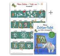 Vorderes Coverbild Meine Zahlen-Tafel von 1-20-Set in Grundschrift