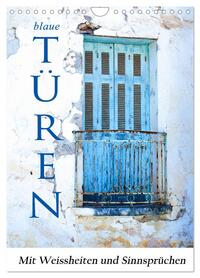 Blaue Türen (Wandkalender 2026 DIN A4 hoch), CALVENDO Monatskalender