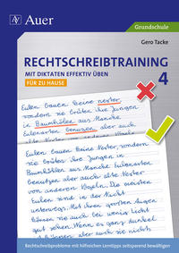 Vorderes Coverbild Rechtschreibtraining: Mit Diktaten effektiv üben 4
