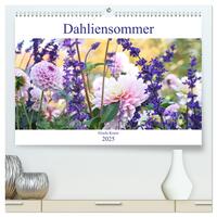 Dahliensommer (hochwertiger Premium Wandkalender 2025 DIN A2 quer), Kunstdruck in Hochglanz