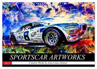 SPORTSCAR ARTWORKS Creative Works by Jean-Louis Glineur (Wandkalender 2025 DIN A3 quer), CALVENDO Monatskalender