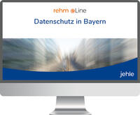Vorderes Coverbild Datenschutz in Bayern online
