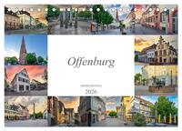 Offenburg Impressionen (Tischkalender 2026 DIN A5 quer), CALVENDO Monatskalender