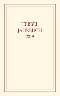 Vorderes Coverbild Hebbel-Jahrbuch 2019