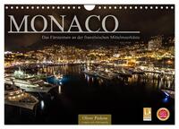 Monaco - Das Fürstentum an der französischen Mittelmeerküste (Wandkalender 2025 DIN A4 quer), CALVENDO Monatskalender