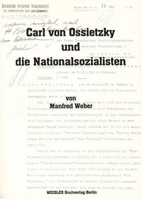 Carl von Ossietzky und die Nationalsozialisten