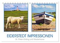 Eiderstedt Impressionen (Tischkalender 2025 DIN A5 quer), CALVENDO Monatskalender