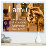 lamu - eintauchen in eine andere Welt vor der Küste Kenias (hochwertiger Premium Wandkalender 2026 DIN A2 quer), Kunstdruck in Hochglanz